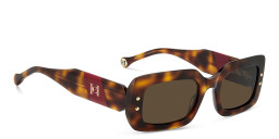 Carolina Herrera Rectangle Sunglasses in Havana – Product Photo 3