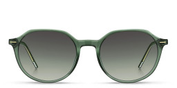 Hugo Boss Round Sunglasses in Transparent Green – Product Photo 1