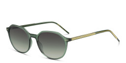 Hugo Boss Round Sunglasses in Transparent Green – Product Photo 2