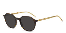 Hugo Boss Round Sunglasses in Havana – Product Photo 2