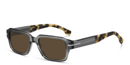 Shop Hugo Boss Rectangle Sunglasses in Grey online.