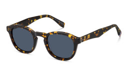 Tommy Hilfiger Round Sunglasses in Havana – Product Photo 2