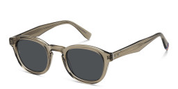 Tommy Hilfiger Round Sunglasses in Beige – Product Photo 2
