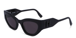 KARL LAGERFELD Cat-Eye Sunglasses in Grey – Product Photo 2