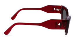 KARL LAGERFELD Cat-Eye Sunglasses in Red – Product Photo 3