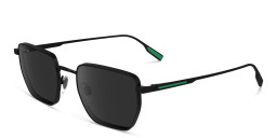 Shop Lacoste Square Sunglasses in Black online.