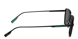 Shop Lacoste Square Sunglasses in Black online.