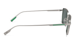 Shop Lacoste Square Sunglasses in Silver online.