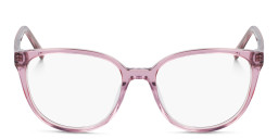 Shop DKNY Round Eyeglasses in Pink online.