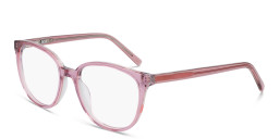 Shop DKNY Round Eyeglasses in Pink online.