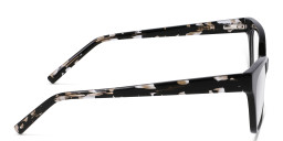 DKNY Cat-Eye Eyeglasses in Black – Product Photo 3