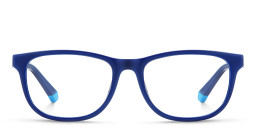 Shop Polaroid Kids Kids Rectangle Eyeglasses in Blue online.