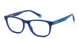 Shop Polaroid Kids Kids Rectangle Eyeglasses in Blue online.
