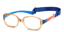 Polaroid Kids Kids Rectangle Eyeglasses in Orange – Product Photo 2