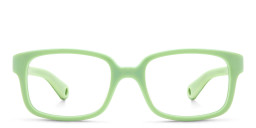 Polaroid Kids Kids Rectangle Eyeglasses in Green – Product Photo 1
