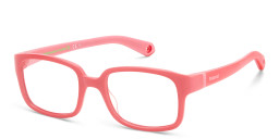 Polaroid Kids Kids Rectangle Eyeglasses in Pink – Product Photo 2