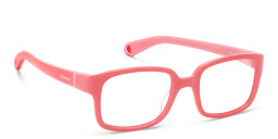 Polaroid Kids Kids Rectangle Eyeglasses in Pink – Product Photo 3