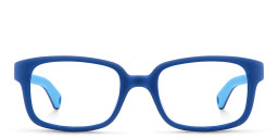 Polaroid Kids Kids Rectangle Eyeglasses in Blue – Product Photo 1