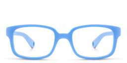 Polaroid Kids Kids Rectangle Eyeglasses in Light Blue – Product Photo 4