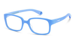 Polaroid Kids Kids Rectangle Eyeglasses in Light Blue – Product Photo 2