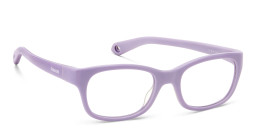 Shop Polaroid Kids Kids Rectangle Eyeglasses in Purple online.
