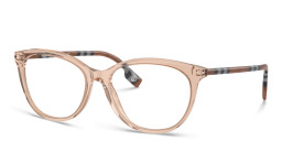 Shop BURBERRY Cat-Eye Eyeglasses in Peach online.