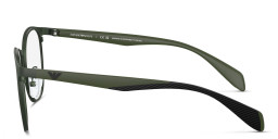 Emporio Armani Round Eyeglasses in Green – Product Photo 3