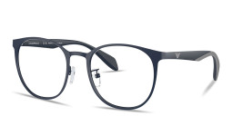 Emporio Armani Eagle Logo Panthos Eyeglasses in Blue – Product Photo 2