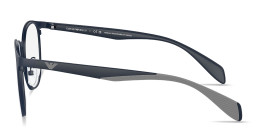 Emporio Armani Eagle Logo Panthos Eyeglasses in Blue – Product Photo 3