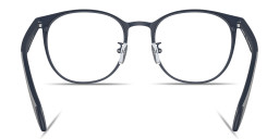 Emporio Armani Eagle Logo Panthos Eyeglasses in Blue – Product Photo 4