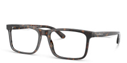 Emporio Armani Wide Pillow Eyeglasses in Havana – Product Photo 2
