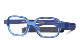 Mira Flex Kids Rectangle Eyeglasses in Light Blue – Product Photo 2