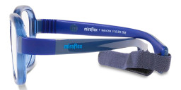 Mira Flex Kids Rectangle Eyeglasses in Light Blue – Product Photo 3