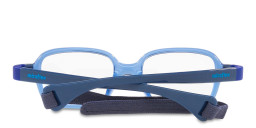 Mira Flex Kids Rectangle Eyeglasses in Light Blue – Product Photo 4