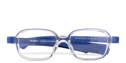 Mira Flex Kids Rectangle Eyeglasses in Clear – Product Photo 1