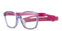 Shop Mira Flex Flexible & Safe Kids Square Eyeglasses in Lilac online.