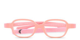 Shop Mira Flex Logo Kids Rectangle Eyeglasses in Pink online.