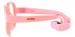 Shop Mira Flex Logo Kids Rectangle Eyeglasses in Pink online.