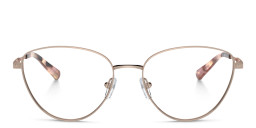 نظارات طبية كريستيد بات واسعة طراز كات آي من مايكل كورس بلون ذهبي وردي - صورة المنتج 1