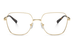 Michael Kors Avignon Wide Square Eyeglasses in Gold – Product Photo 1