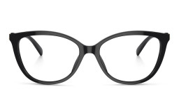 Shop Michael Kors Westminster Cat-Eye Eyeglasses in Black online.