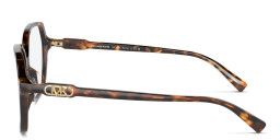 Michael Kors Square Eyeglasses in Tortoise – Product Photo 3