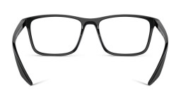 Prada Linea Rossa Wide Pillow Eyeglasses in Black – Product Photo 4