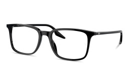 Ray-Ban Optics Unisex Rectangle Eyeglasses in Black – Product Photo 2