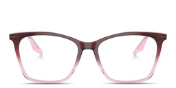 Shop Ray-Ban Optics Cat-Eye Eyeglasses in Red Gradient Pink online.