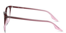 Shop Ray-Ban Optics Cat-Eye Eyeglasses in Red Gradient Pink online.