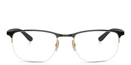 Shop Ray-Ban Unisex Irregular Eyeglasses in Black online.