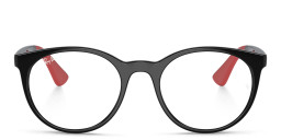 Ray-Ban Junior Kids Round Eyeglasses in Black – Product Photo 1