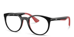 Ray-Ban Junior Kids Round Eyeglasses in Black – Product Photo 2
