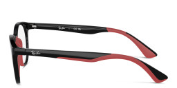 Ray-Ban Junior Kids Round Eyeglasses in Black – Product Photo 3